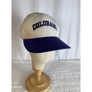 Vintage 1980s Colorado hat Adjustable‎ Strapback made in USA